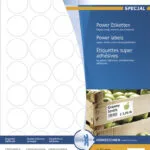 Herma 1τμχ Αυτοκόλλητες Ετικέτες 10915 σε Λευκό Χρώμα 30mm