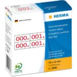Herma 1τμχ Αυτοκόλλητες Ετικέτες 4886 σε Κόκκινο Χρώμα 10x22mm