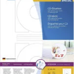 Herma 200 Αυτοκόλλητες Ετικέτες Α4 Στρογγυλές 4460 116mm