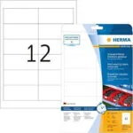 Herma 240 Αυτοκόλλητες Ετικέτες Α4 Ορθογώνιες 4574 97x42.3mm