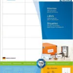 Herma 2400 Αυτοκόλλητες Ετικέτες Α4 Ορθογώνιες 4110 30.5x16.9mm