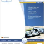 Herma 25 Αυτοκόλλητες Ετικέτες Α4 Ορθογώνιες 4117 210x297mm