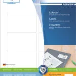 Herma 250 Αυτοκόλλητες Ετικέτες Α4 Ορθογώνιες 4223 96x50.8mm
