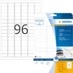 Herma 2500 Αυτοκόλλητες Ετικέτες Α4 Ορθογώνιες 8832 30.5x16.9mm