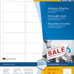 Herma 2700 Αυτοκόλλητες Ετικέτες Α4 Ορθογώνιες 10300 63.5x29.6mm