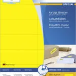 Herma 280 Αυτοκόλλητες Ετικέτες Α4 Ορθογώνιες 5058 105x42.3mm