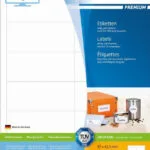 Herma 300 Αυτοκόλλητες Ετικέτες Α4 Ορθογώνιες 10907 97x42.3mm