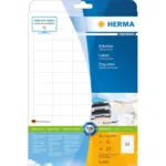 Herma 650 Αυτοκόλλητες Ετικέτες Α4 Ορθογώνιες 8629 38.1x21.2mm