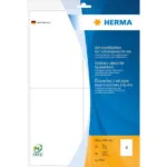 Herma 80τμχ Αυτοκόλλητες Ετικέτες 4434 Ορθογώνιες σε Λευκό Χρώμα 102x148mm