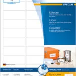 Herma 825 Αυτοκόλλητες Ετικέτες Α4 Ορθογώνιες 8837 63.5x25.4mm