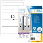 Herma Binder Back Labels White 190 X 30 Mm 225 Pieces 5122