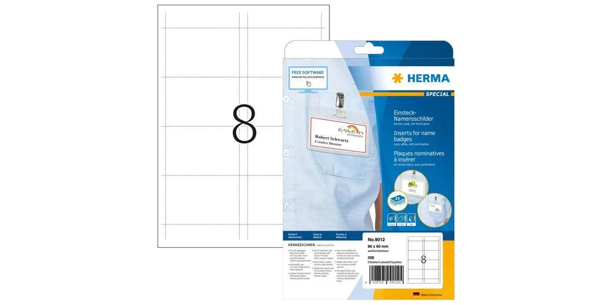 Herma Αναλώσιμα Ιατρείου 200τμχ 9012 Herma Αναλώσιμα Ιατρείου 200τμχ 9012 - Image 1