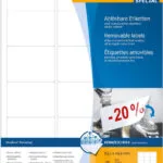 Herma Αυτοκόλλητες Ετικέτες Α4 Ορθογώνιες 10302
