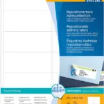 Herma Αυτοκόλλητες Ετικέτες Α4 Ορθογώνιες 10311 99.1x42.3mm