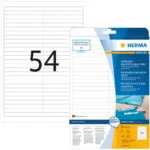 Herma Αυτοκόλλητες Ετικέτες Α4 Ορθογώνιες 1350 96x10mm