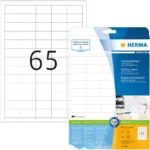 Herma Αυτοκόλλητες Ετικέτες Α4 Ορθογώνιες 4504 38.1x21.2mm