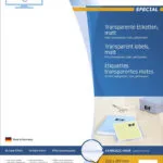 Herma Αυτοκόλλητες Ετικέτες Α4 Ορθογώνιες 4585 210x297mm