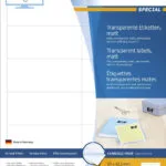 Herma Αυτοκόλλητες Ετικέτες Α4 Ορθογώνιες 4586 97x42.3mm