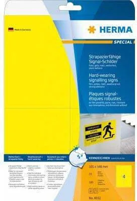 Herma Αυτοκόλλητες Ετικέτες Α4 Ορθογώνιες 8035 Herma Αυτοκόλλητες Ετικέτες Α4 Ορθογώνιες 8035 - Image 1