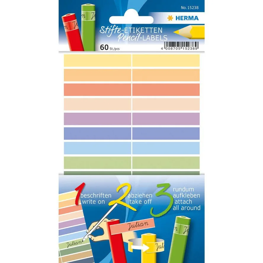 Herma Ετικέτες Τετραδίων 4.6x1cm 60τμχ 15238 Herma Ετικέτες Τετραδίων 4.6x1cm 60τμχ 15238 - Image 1