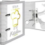 Herma Κλασέρ 8/22 για Χαρτί A5 με 2 Κρίκους Λευκό Folder Star Kitchen A5 1τμχ 15416