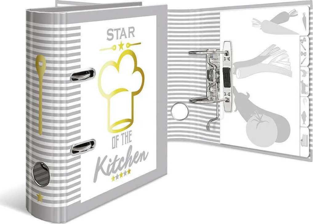 Herma Κλασέρ 8/22 για Χαρτί A5 με 2 Κρίκους Λευκό Folder Star Kitchen A5 1τμχ 15416 Herma Κλασέρ 8/22 για Χαρτί A5 με 2 Κρίκους Λευκό Folder Star Kitchen A5 1τμχ 15416 - Image 1