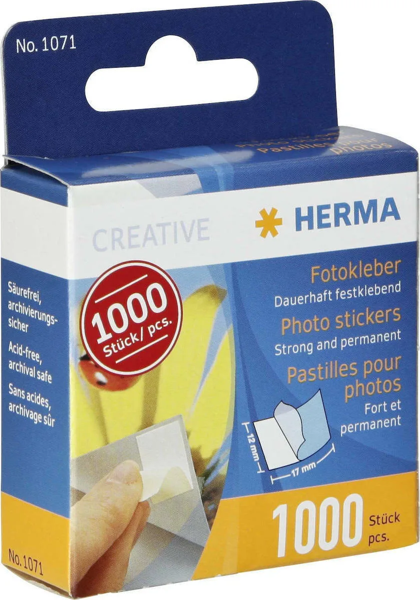 Herma Photo Stickers 1000pcs Herma Photo Stickers 1000pcs - Image 1