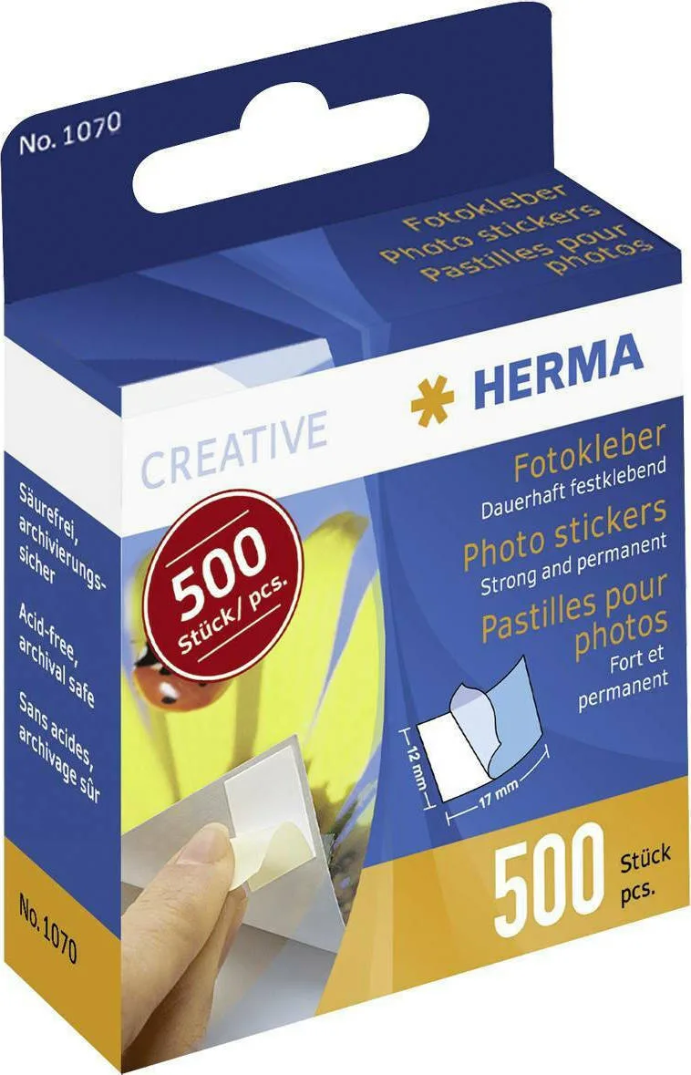 Herma Photo Stickers 500pcs Herma Photo Stickers 500pcs - Image 1