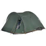 High Peak Tessin 5.1 Σκηνή Camping Τούνελ Πράσινη με Διπλό Πανί 4 Εποχών για 5 Άτομα 330x390x190εκ. 10381