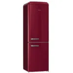 Hisense Retro Ψυγειοκαταψύκτης 300lt Total NoFrost Υ194xΠ60xΒ66.1εκ. Κόκκινος RB390N4RRD