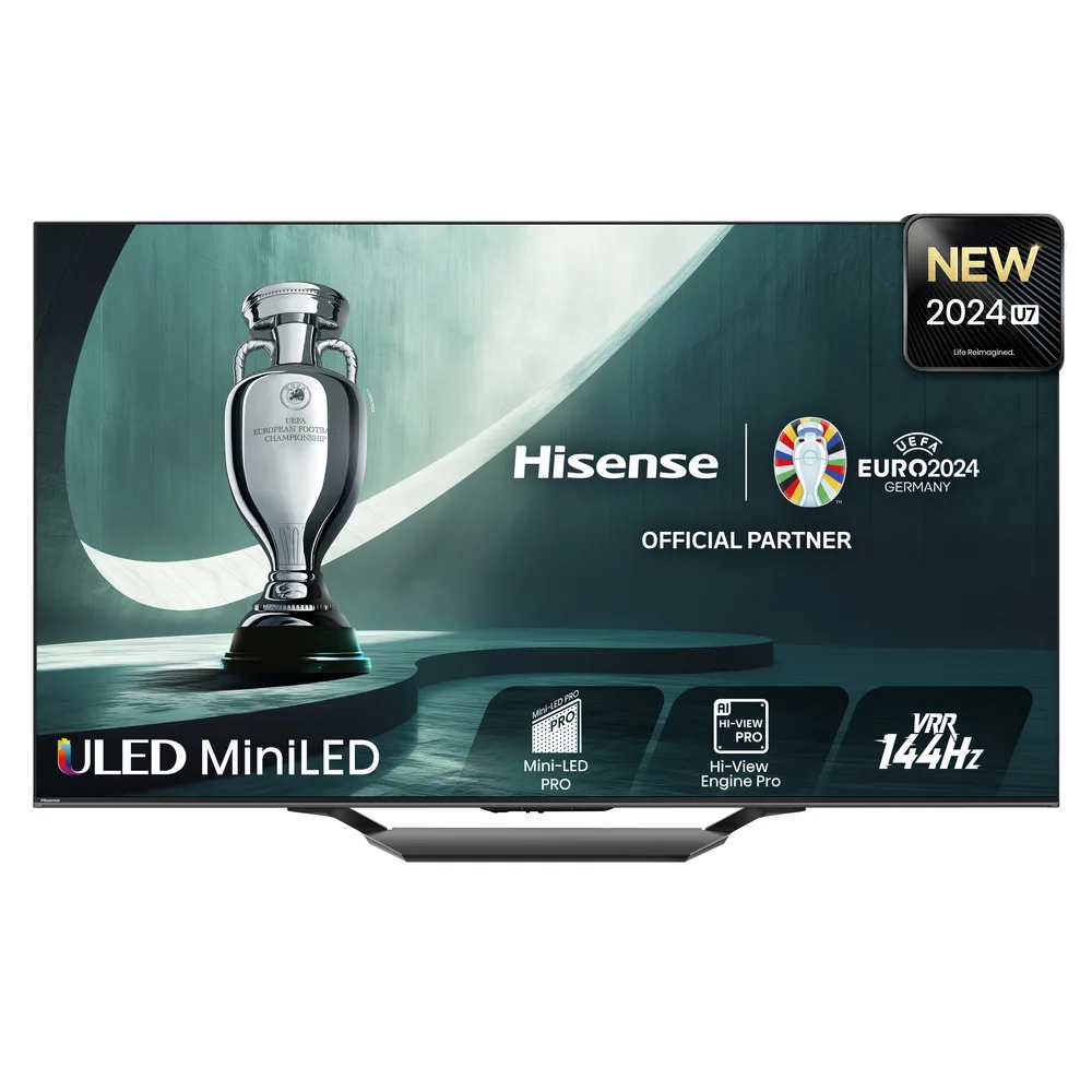 Hisense Smart Τηλεόραση 55" 4K UHD Mini LED U7N HDR (2024) 55U7NQ Hisense Smart Τηλεόραση 55" 4K UHD Mini LED U7N HDR (2024) 55U7NQ - Image 1
