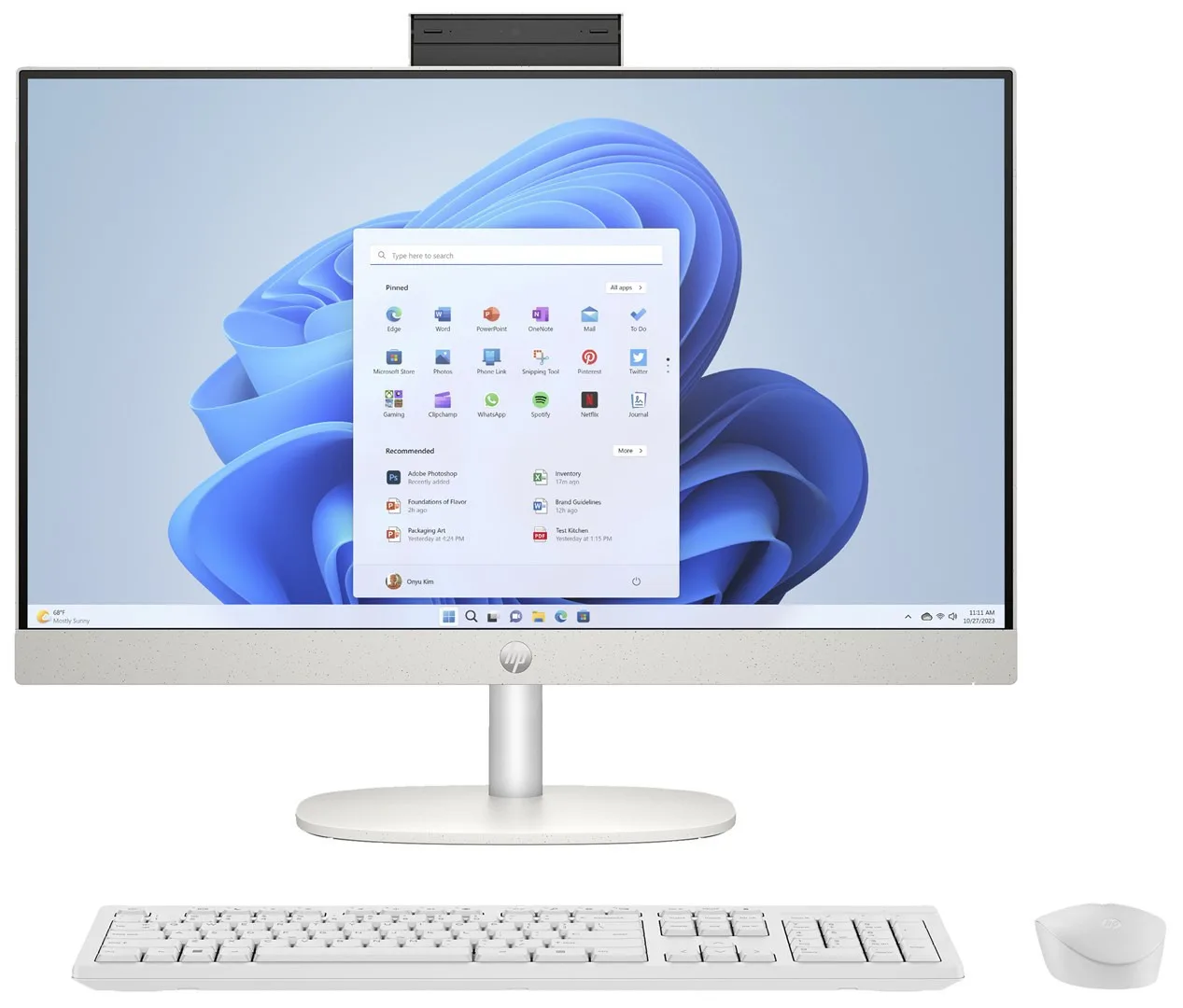 HP 24-cr0312nw 23.8" (Ryzen 5-7520U/16GB/512GB SSD/FHD/W11 Home) US HP 24-cr0312nw 23.8" (Ryzen 5-7520U/16GB/512GB SSD/FHD/W11 Home) US - Image 1