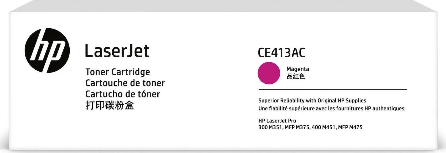 HP 305A Γνήσιο Toner Laser Εκτυπωτή Ματζέντα 2600 Σελίδων CE413AC HP 305A Γνήσιο Toner Laser Εκτυπωτή Ματζέντα 2600 Σελίδων CE413AC - Image 1