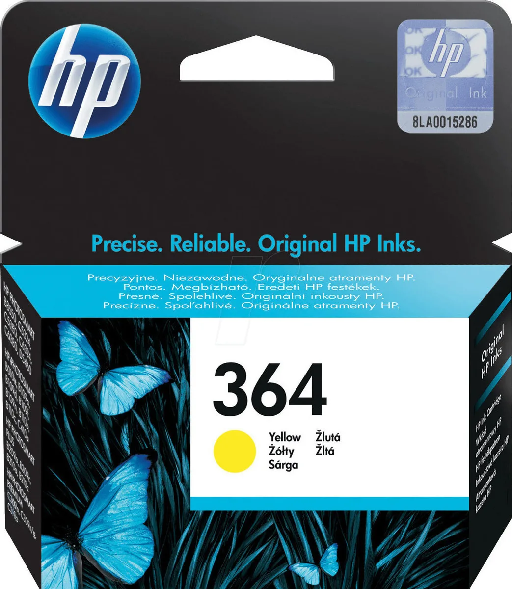 HP 364 Γνήσιο Μελάνι Εκτυπωτή InkJet Κίτρινο (CB320EE) HP 364 Γνήσιο Μελάνι Εκτυπωτή InkJet Κίτρινο (CB320EE) - Image 1