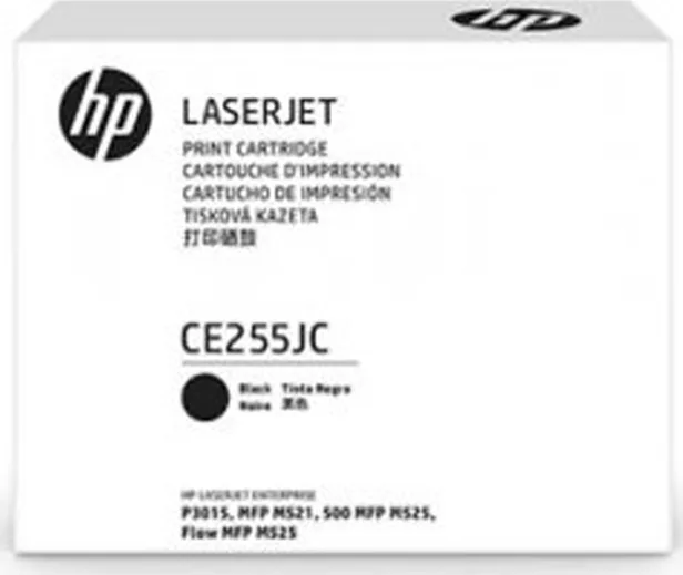 HP 55X Γνήσιο Toner Laser Εκτυπωτή Μαύρο High Capacity 14500 Σελίδων CE255JC HP 55X Γνήσιο Toner Laser Εκτυπωτή Μαύρο High Capacity 14500 Σελίδων CE255JC - Image 1