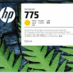 HP 775 Γνήσιο Μελάνι Εκτυπωτή InkJet Κίτρινο (1XB19A)