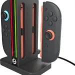 Hyperkin Βάση Φόρτισης για 2 χειριστήρια Switch 2 Διάφανο M07718