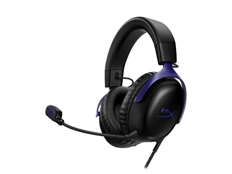 HyperX Cloud III Ασύρματο Over Ear Gaming Headset Black/Blue HyperX Cloud III Ασύρματο Over Ear Gaming Headset Black/Blue - Image 1