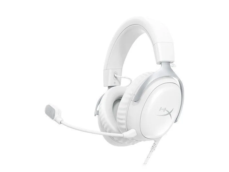 HyperX Cloud III Over Ear Gaming Headset με σύνδεση USB / 3.5mm Λευκό HyperX Cloud III Over Ear Gaming Headset με σύνδεση USB / 3.5mm Λευκό - Image 1
