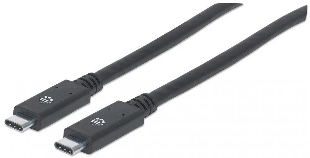 IC Intracom USB 2.0 Cable USB-C male - USB-C Μαύρο 2m 354905 IC Intracom USB 2.0 Cable USB-C male - USB-C Μαύρο 2m 354905 - Image 1