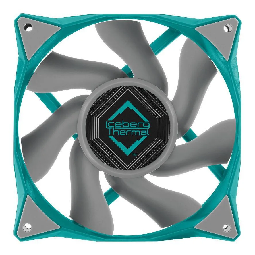 Iceberg Thermal IceGALE Case Fan 120mm (1850rpm / 76cfm) Χωρίς Led Φωτισμό και Σύνδεση 4-Pin PWM Teal Iceberg Thermal IceGALE Case Fan 120mm (1850rpm / 76cfm) Χωρίς Led Φωτισμό και Σύνδεση 4-Pin PWM Teal - Image 1