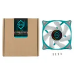 Iceberg Thermal IceGALE Case Fan 120mm (2200rpm / 94cfm) με ARGB Φωτισμό και Σύνδεση 3-Pin / 4-Pin PWM Teal