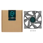 Iceberg Thermal IceGALE Case Fan 140mm (1600rpm / 96cfm) Χωρίς Led Φωτισμό και Σύνδεση 4-Pin PWM Γκρι