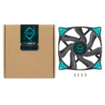 Iceberg Thermal IceGALE Case Fan 140mm (1600rpm / 96cfm) Χωρίς Led Φωτισμό και Σύνδεση 4-Pin PWM Teal