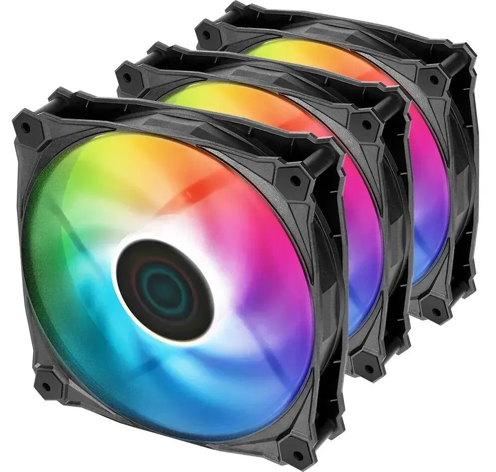 Iceberg Thermal IceGALE Gen2.0 Case Fan 120mm (2200rpm / 76.74cfm) με ARGB Φωτισμό και Σύνδεση 4-Pin PWM 3τμχ Iceberg Thermal IceGALE Gen2.0 Case Fan 120mm (2200rpm / 76.74cfm) με ARGB Φωτισμό και Σύνδεση 4-Pin PWM 3τμχ - Image 1