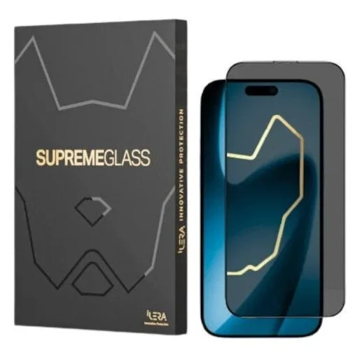 iLera Privacy Tempered Glass Μαύρο (iPhone 17 / 17 Pro / 16 Pro) iLera Privacy Tempered Glass Μαύρο (iPhone 17 / 17 Pro / 16 Pro) - Image 1