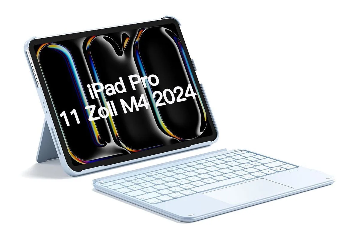 Inateck Acetouch Θήκη-πληκτρολόγιο Ipad 11" Kb04122-11 Μπλε Inateck Acetouch Θήκη-πληκτρολόγιο Ipad 11" Kb04122-11 Μπλε - Image 1