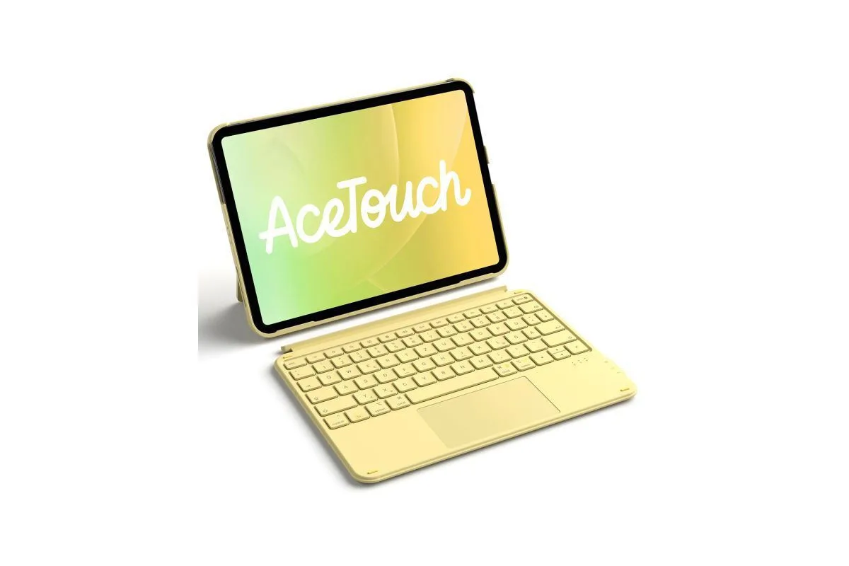 Inateck Acetouch Θήκη Πληκτρολόγιο Kb04122_yellow — Κίτρινο Qwertz Ipad 10 9"/11" Inateck Acetouch Θήκη Πληκτρολόγιο Kb04122_yellow — Κίτρινο Qwertz Ipad 10 9"/11" - Image 1