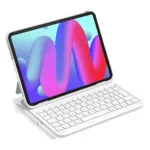 Inateck BK2007 Flip Cover με Πληκτρολόγιο στα Γερμανικά Λευκή (iPad Air 11" 2024/2025/2026 / iPad Pro 2018 11" / iPad Pro 2020 11" / iPad Pro 2021 11" / iPad Pro 2022 11'')