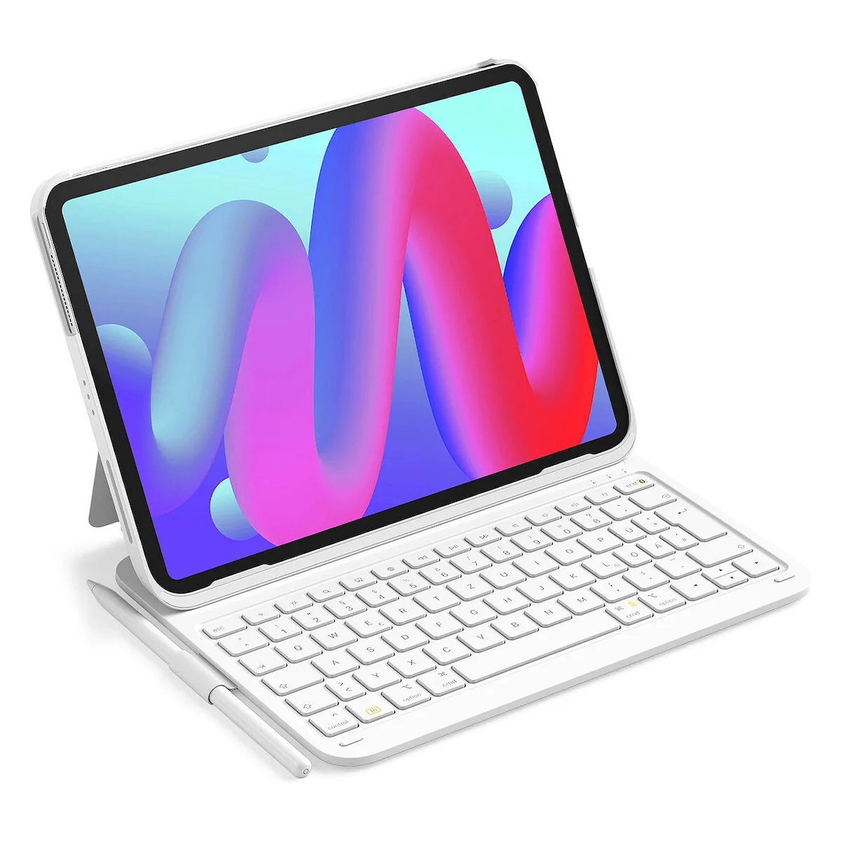 Inateck BK2007 Flip Cover με Πληκτρολόγιο στα Γερμανικά Λευκή (iPad Air 11" 2024/2025/2026 / iPad Pro 2018 11" / iPad Pro 2020 11" / iPad Pro 2021 11" / iPad Pro 2022 11'') Inateck BK2007 Flip Cover με Πληκτρολόγιο στα Γερμανικά Λευκή (iPad Air 11" 2024/2025/2026 / iPad Pro 2018 11" / iPad Pro 2020 11" / iPad Pro 2021 11" / iPad Pro 2022 11'') - Image 1